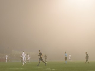 Momentka zo zápasu Dinamo Záhreb - Spartak Trnava.