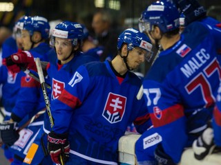 Slovenskí hokejoví reprezentanti na Nemeckom pohári 2018.