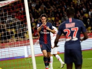 Edinson Cavani z PSG.
