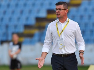 Marek Fabuľa, dnes už bývalý tréner FK Železiarne Podbrezová.