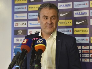 Tréner futbalovej reprezentácie Slovenska Pavel Hapal.