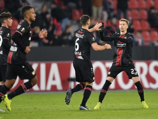 Futbalisti Bayeru Leverkusen - ilustračná fotografia.