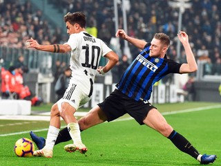 Škriniar proti Ronaldovi neuspel. Inter vo veľkom šlágri podľahol Juventusu