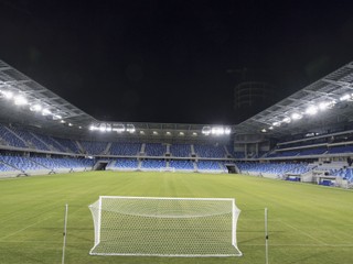 Pohľad na Národný futbalový štadión.