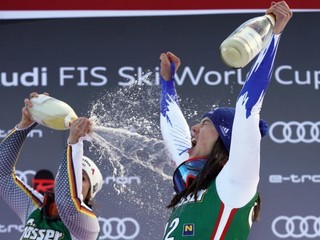 Vlhová prvýkrát v kariére vyhrala obrovský slalom