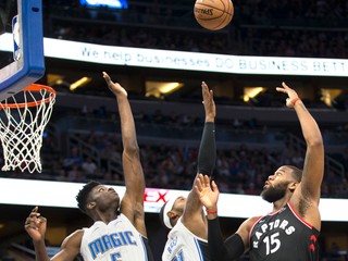 Momentka zo zápasu Orlando - Toronto.