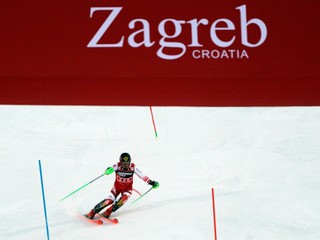 Slalom v Záhrebe vyhral Hirscher, Adam Žampa nepostúpil