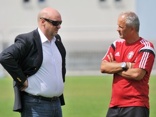 Vladimír Poór (vľavo) na Trnavu nezanevrel.
