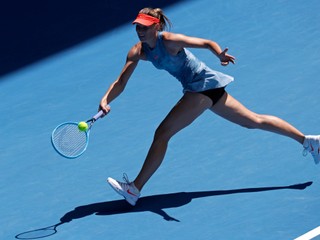 Ruska Maria Šarapovová v osemfinále Australian Open 2019.