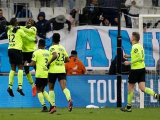 Futbalisti Lille - ilustračná fotografia.
