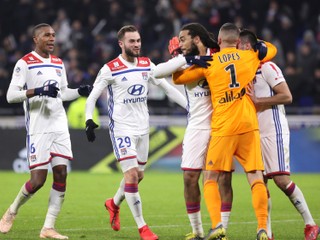 Futbalisti Olympique Lyon - ilustračná fotografia.