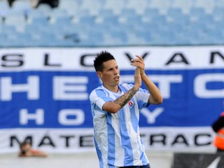 Marek Hamšík v drese ŠK Slovan Bratislava.