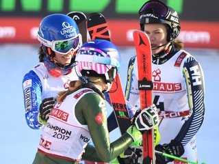 Tri najlepšie zo slalomu žien na MS v alpskom lyžovaní 2019.