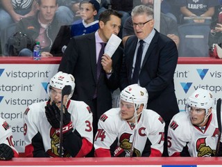 Guy Boucher (vľavo) a Marc Crawford.