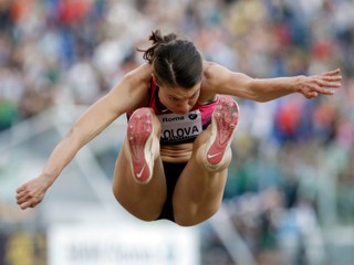 Ruská atlétka Jelena Sokolová počas mítingu v Ríme - ilustračná fotografia. 