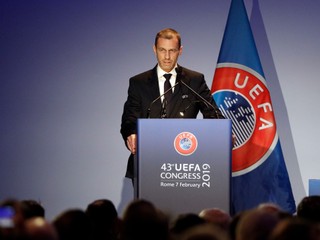 Prezident UEFA Alexander Čeferin.