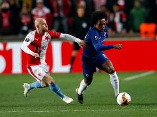 Slavia podľahla Chelsea gólom zo záveru, Arsenal v šlágri zdolal Neapol