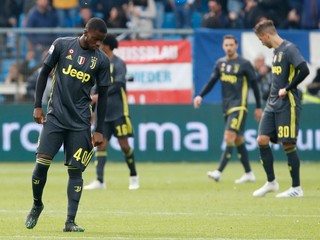 Futbalisti Juventusu Turín.