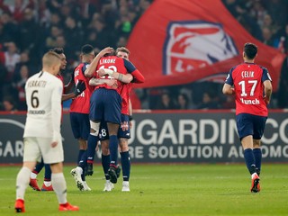 Momentka zo zápasu Lille - PSG.