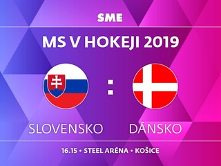 Slovensko - Dánsko, zápas MS v hokeji 2019, skupina A. Sledujte online prenos na SME.sk.