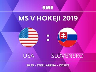 USA - Slovensko, zápas MS v hokeji 2019, skupina A. Sledujte online prenos na SME.sk.