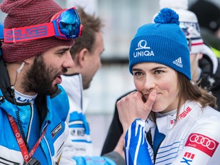 Petra Vlhová po druhom kole slalomu žien v Maribore.
