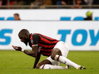 Tiémoué Bakayoko z AC Miláno.