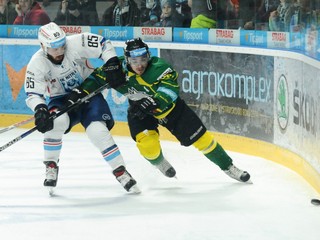 Daniel Brejčák (vpravo) ešte počas pôsobenia v Žiline.