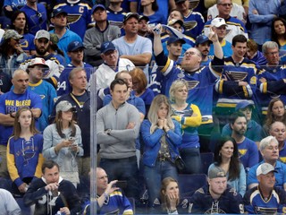 Fanúšikovia St. Louis Blues.