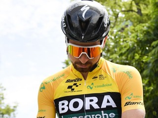Peter Sagan sa pripravuje na štart 4. etapy Okolo Švajčiarska 2019.