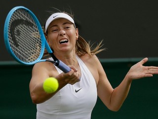 Maria Šarapova skrečovala v prvom kole Wimbledonu 2019.