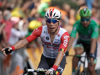 Caleb Ewan vyhral 11. etapu Tour de France 2019. Peter Sagan skončil na 4. mieste.