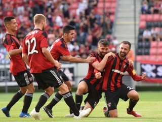 Futbalisti Spartaku Trnava.