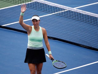 Jessica Pegulová na turnaji WTA vo Washingtone 2019.