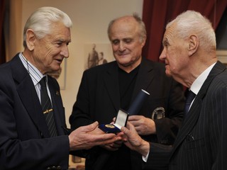 Josef Kadraba (vľavo) v roku 2011.