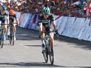 Baška skončil v druhej etape na Okolo Česka tretí, vyhral jeho tímový kolega