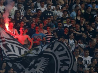 Fanúšikovia Partizanu Belehrad
