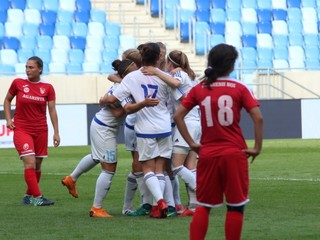 Futbalisti ŠK Slovan Bratislava.