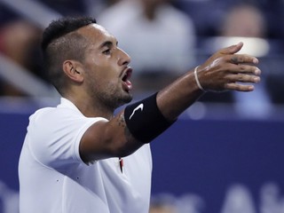 Nick Kyrgios na US Open 2019.
