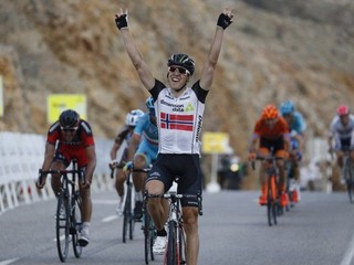 Piatu etapu Okolo Ománu vyhral Boasson Hagen, vedie Nibali