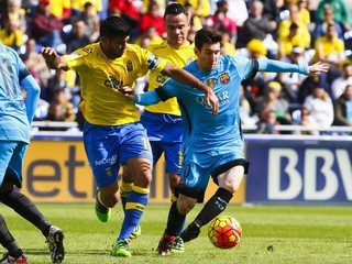 Na pôde Las Palmas sa Katalánci predstavili v netypických blankytne modrých dresoch.