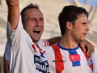 Demjan (vpravo) je osvedčeným strelcom Podbeskidzia.