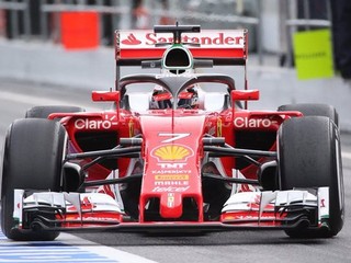 Räikkönen testoval na Ferrari prototyp novej ochrany hlavy