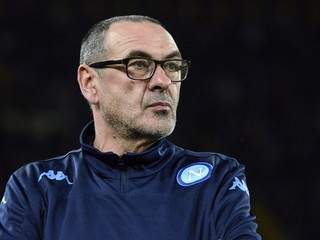 Tréner SSC Neapol Maurizio Sarri.