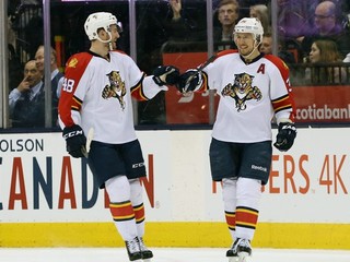 Jokinen (vpravo) je hrdý, že je v jednom tíme s Jágrom.