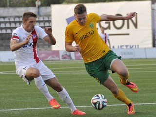 Milan Škriniar (vpravo) si naposledy obliekal dres MŠK Žilina.