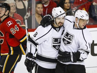 Marián Gáborík (vpravo) strelil v tejto sezóne zatiaľ len deväť gólov.