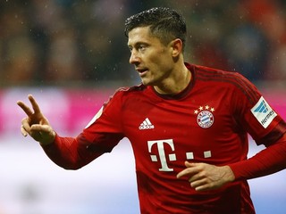 Útočník Bayernu Mníchov Robert Lewandowski.