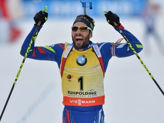 Francúzsky biatlonista Martin Fourcade.