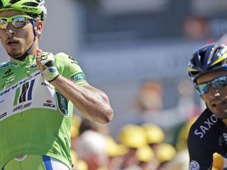 V roku 2013 skončil Benatti (vpravo) v 7. etape Tour de France na treťom mieste, keď sa mu nepodarilo prešpurtovať nášho Petra Sagana.